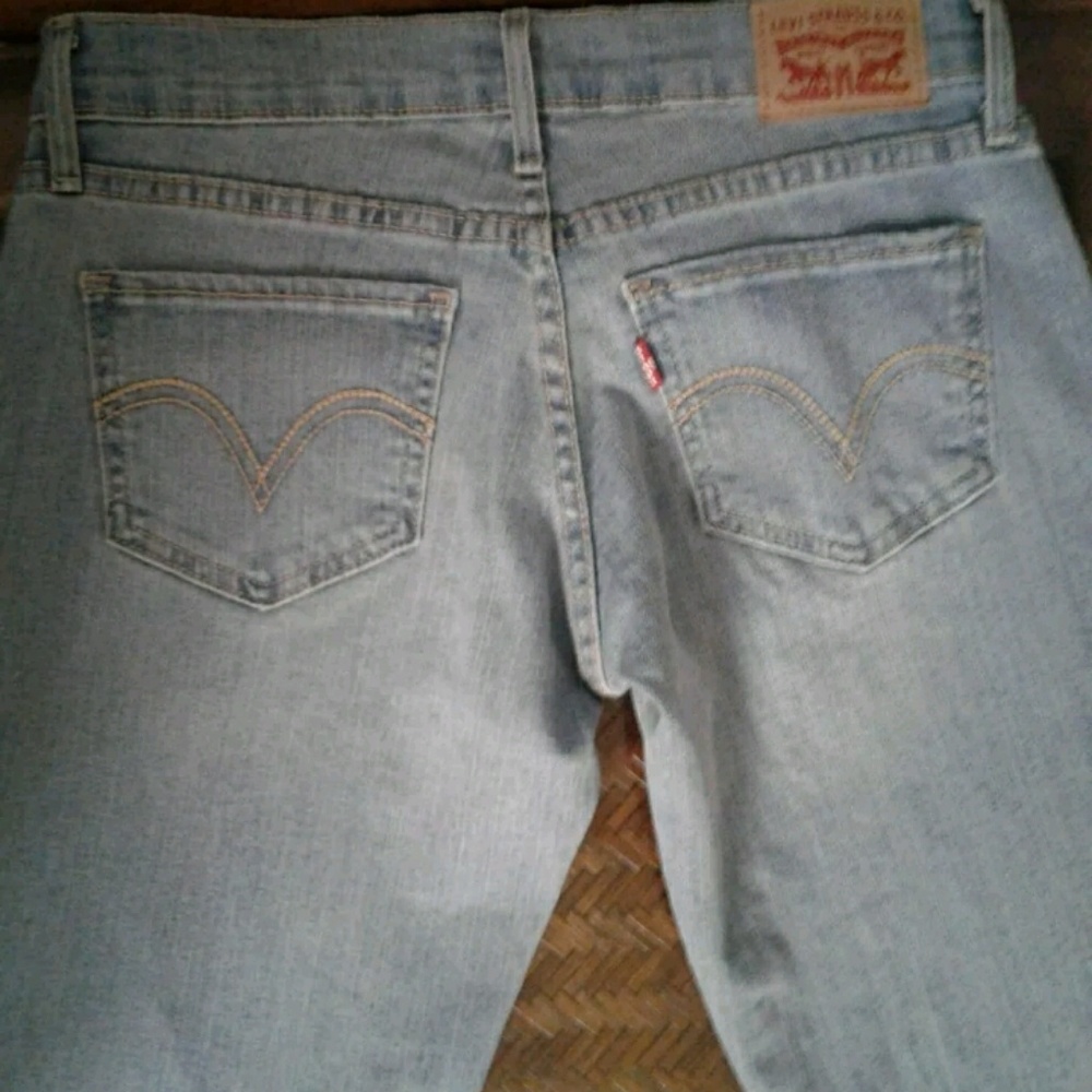 ❌SOLD❌Levis 524 L Skinny Patched Jeans Size 26 - Picture 6 of 8
